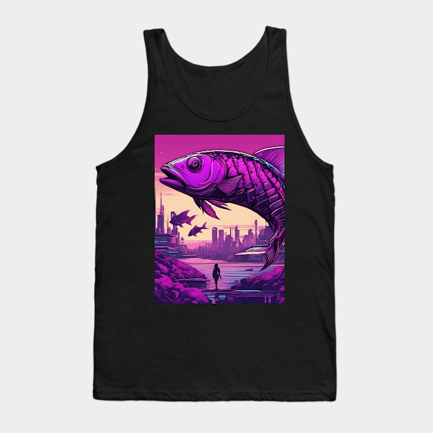 Vengeful Vortex Tank Top by animegirlnft